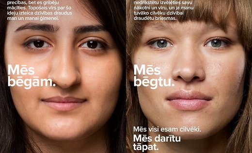 Социальная реклама про беженцев «обидела» латвийское минобороны