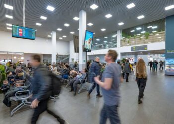 В аэропорту Жуковский теперь новый современный рекламный инвентарь